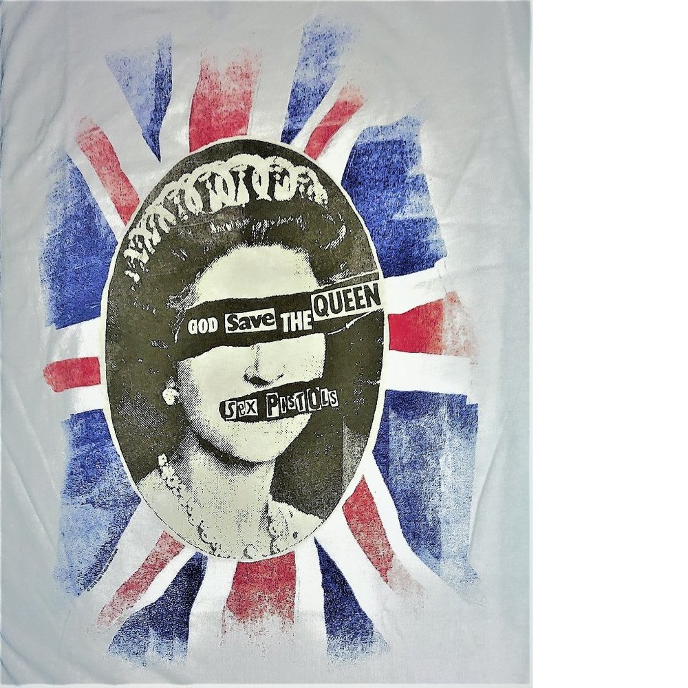 Sex Pistols God Save The Queen rock Official T-Shirt L runs big NWT - Picture 2 of 2